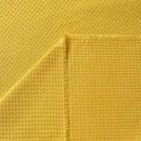 Вафельное полотно г/кр ГОСТ крупная клетка 7*7 (240 г/м2) желтый 150 см.